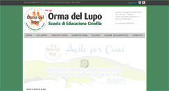 Desktop Screenshot of ormadellupo.it